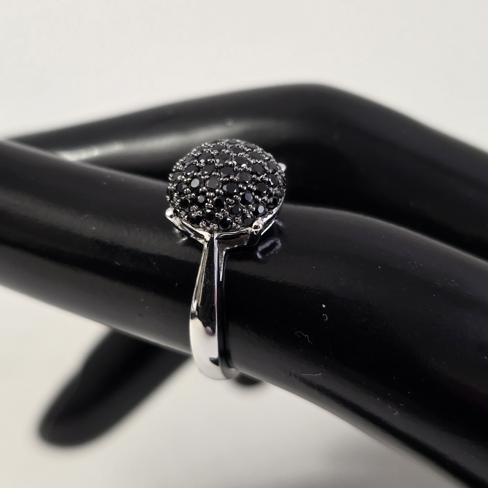 Sterling Silver 925 ONYX Hive Ring